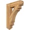 Ekena Millwork Merced Arts & Crafts Rough Sawn Bracket, Western Red Cedar, 6"W x 28"D x 36"H BKT06X28X36MRC03RWR - alternate 1